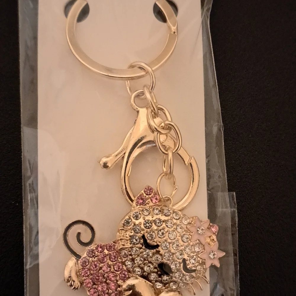 Cat Key Charm (pick 1) NWT, pink one available in a bundle list or request here.
